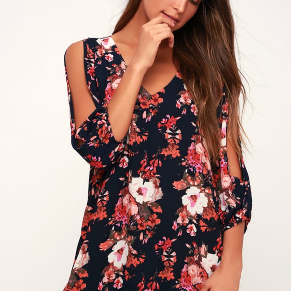 Lulu's Floral Mini Dress